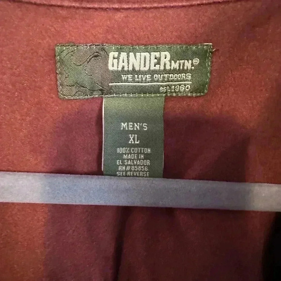 Gander Mountain Men’s Long Sleeve Button Up Size XL - Picture 3 of 8